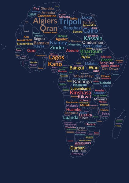 A continent, cut with ordinary Stata commands